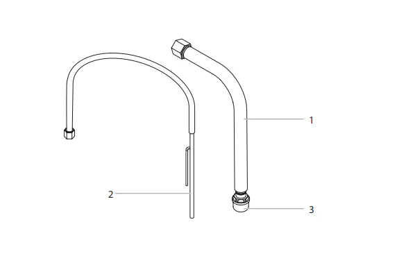 Titan 2405950 Suction Hose Assembly Elite 3000 - Ysert