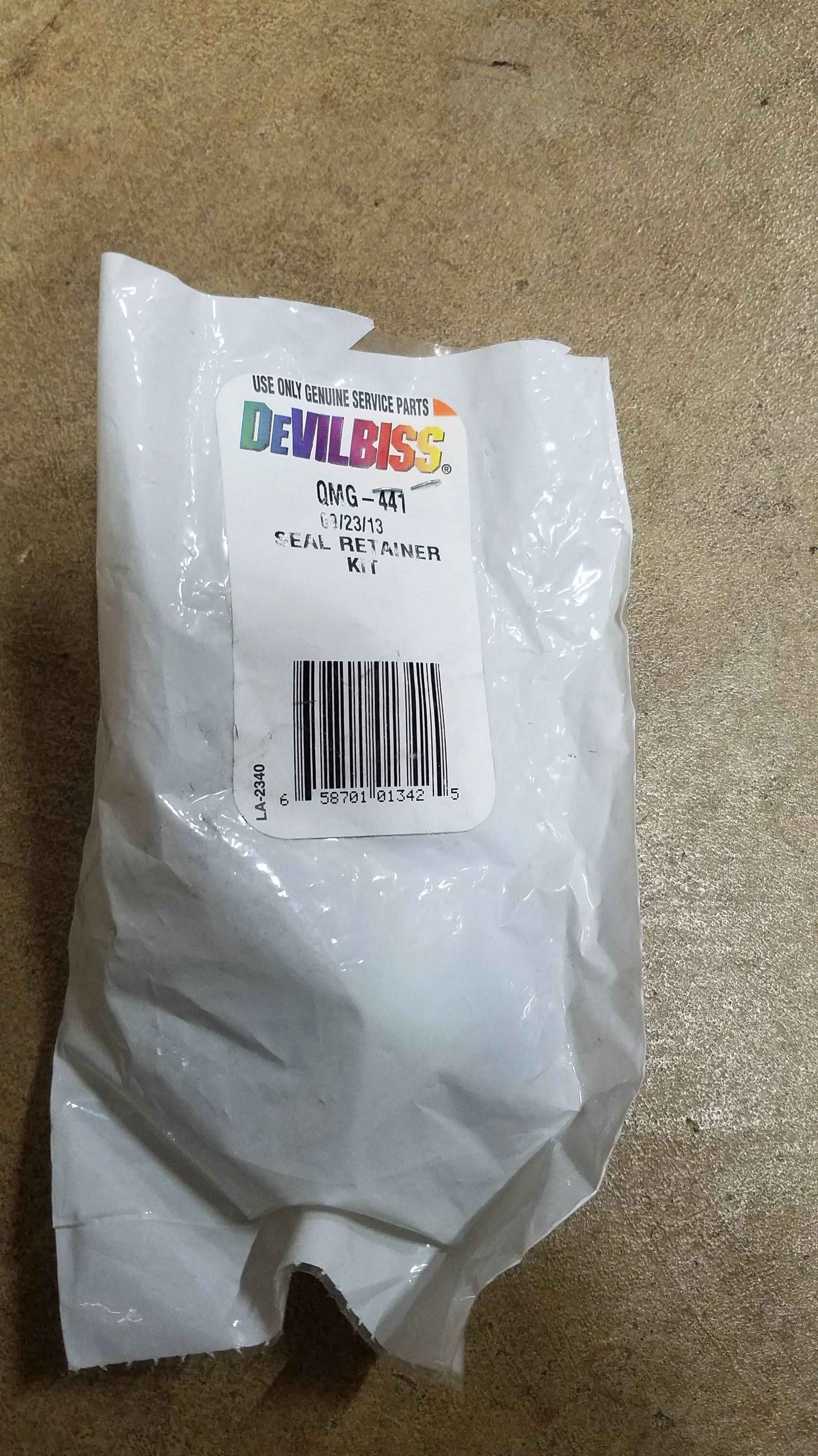 Devilbiss QMG-441 Seal Retainer Kit - Ysert