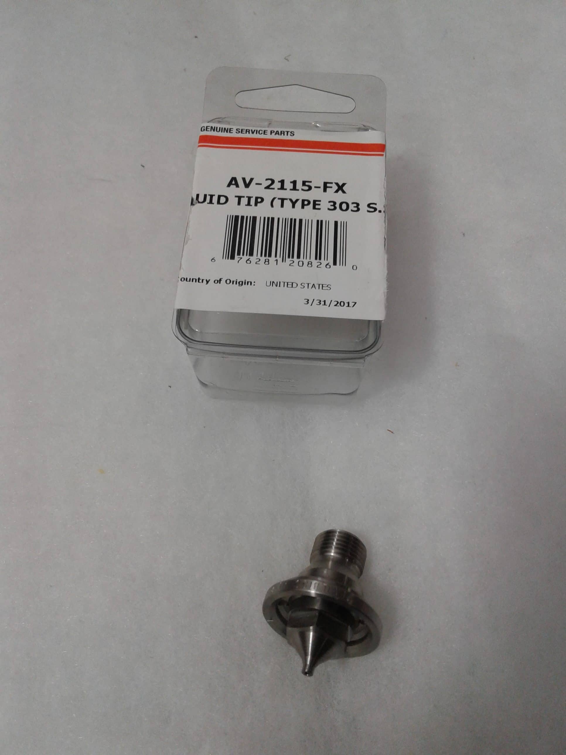 Devilbiss  Fluid Tip #4 1.1 - Ysert