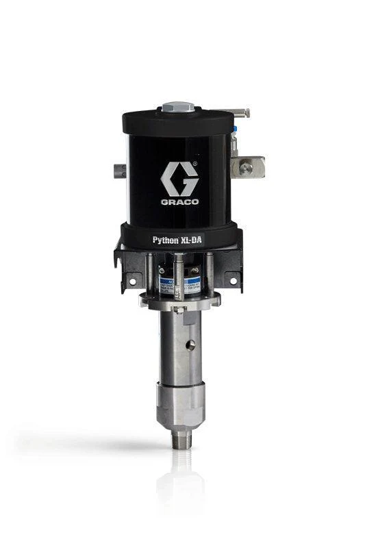 Python XL-DA Pneumatic Chemical Injection Pump, 3-1/2 in Air Motor, 3/4 in Plunger, Ceramic Coated, HNBR Seals, CE Approved - Ysert
