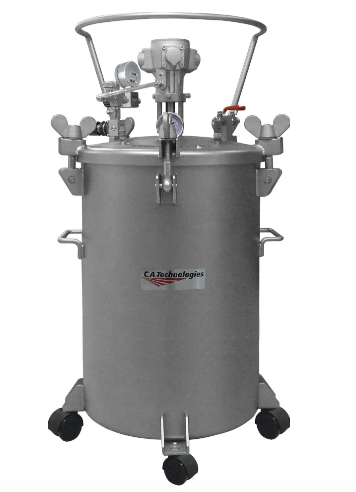 C.A Technologies 15 gallon (NON-ASME) Air Agitated Pressure Tank - DOUBLE REGULATED - Ysert