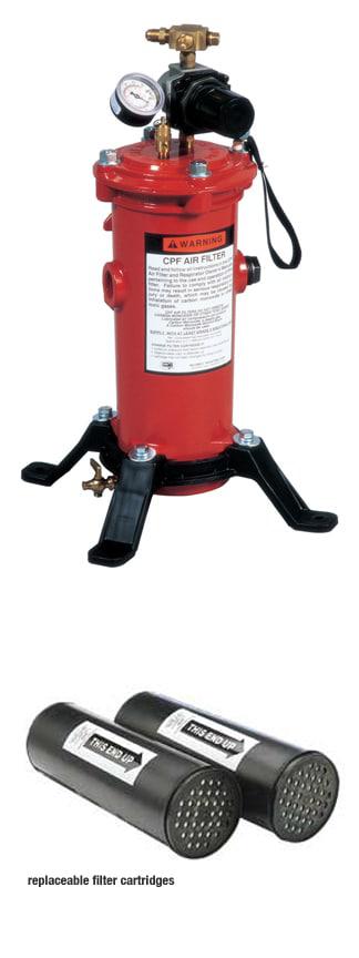Clemco CPF 20 and CPF 80 Air Filter with Regulator - Ysert