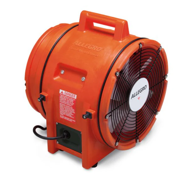 Allegro 12″ Axial Explosion-Proof (EX) Plastic Blower (220V AC/50 Hz). - Ysert