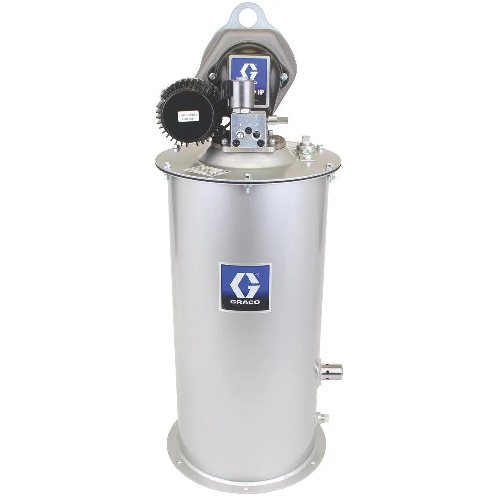 Graco Electric Dyna-Star® HP Pump System, Low Level, 90 lb (41 kg). Reservoir - Ysert