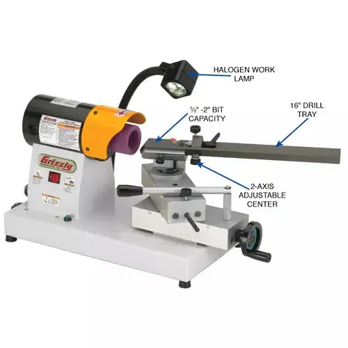 Grizzly Industrial Large Drill Bit Grinder - Ysert