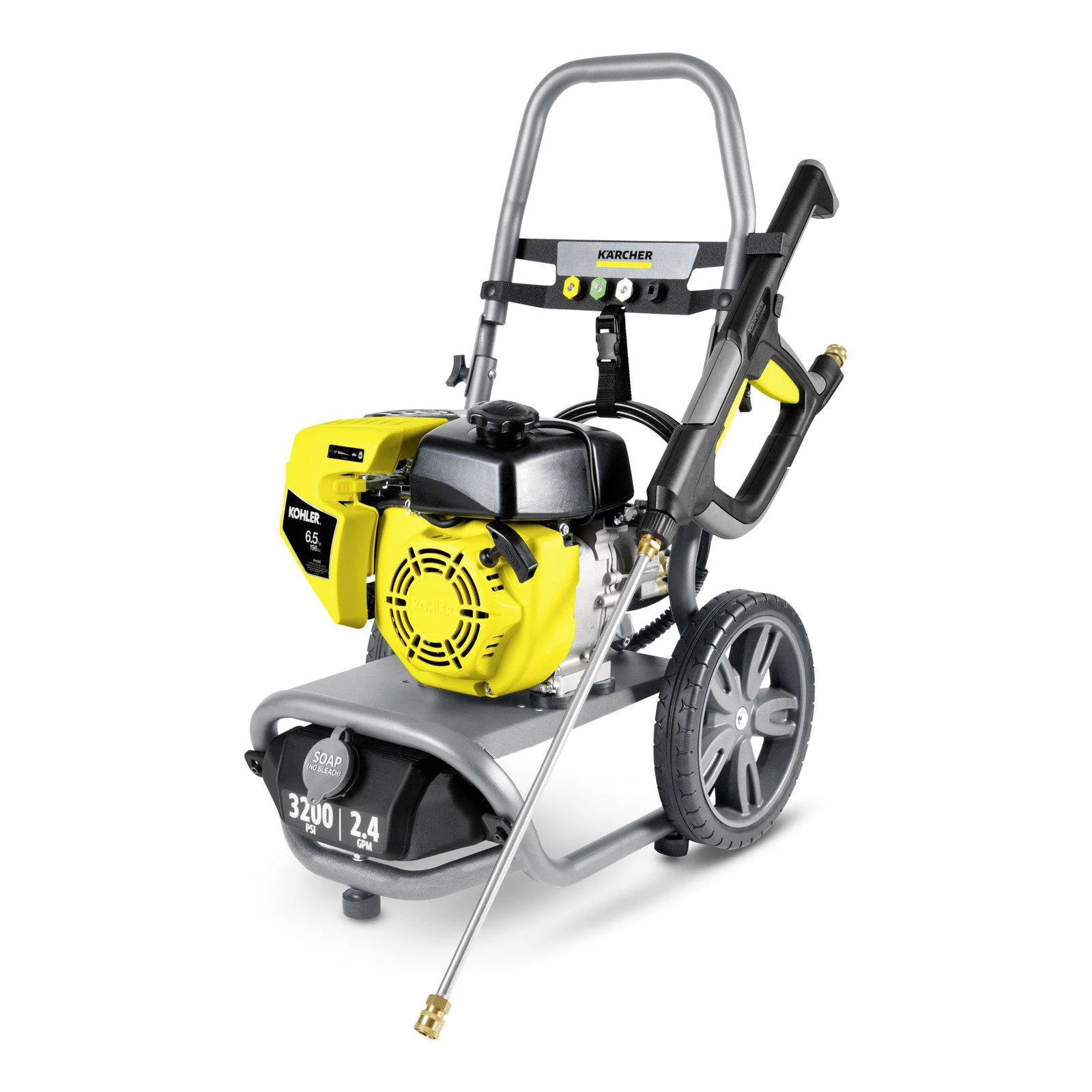 K'A'RCHER G3200XK 3200 PSI @ 2.4 GPM Direct Drive Axial KOHLER® RH265 Cold Water Gas Pressure Washer - Ysert