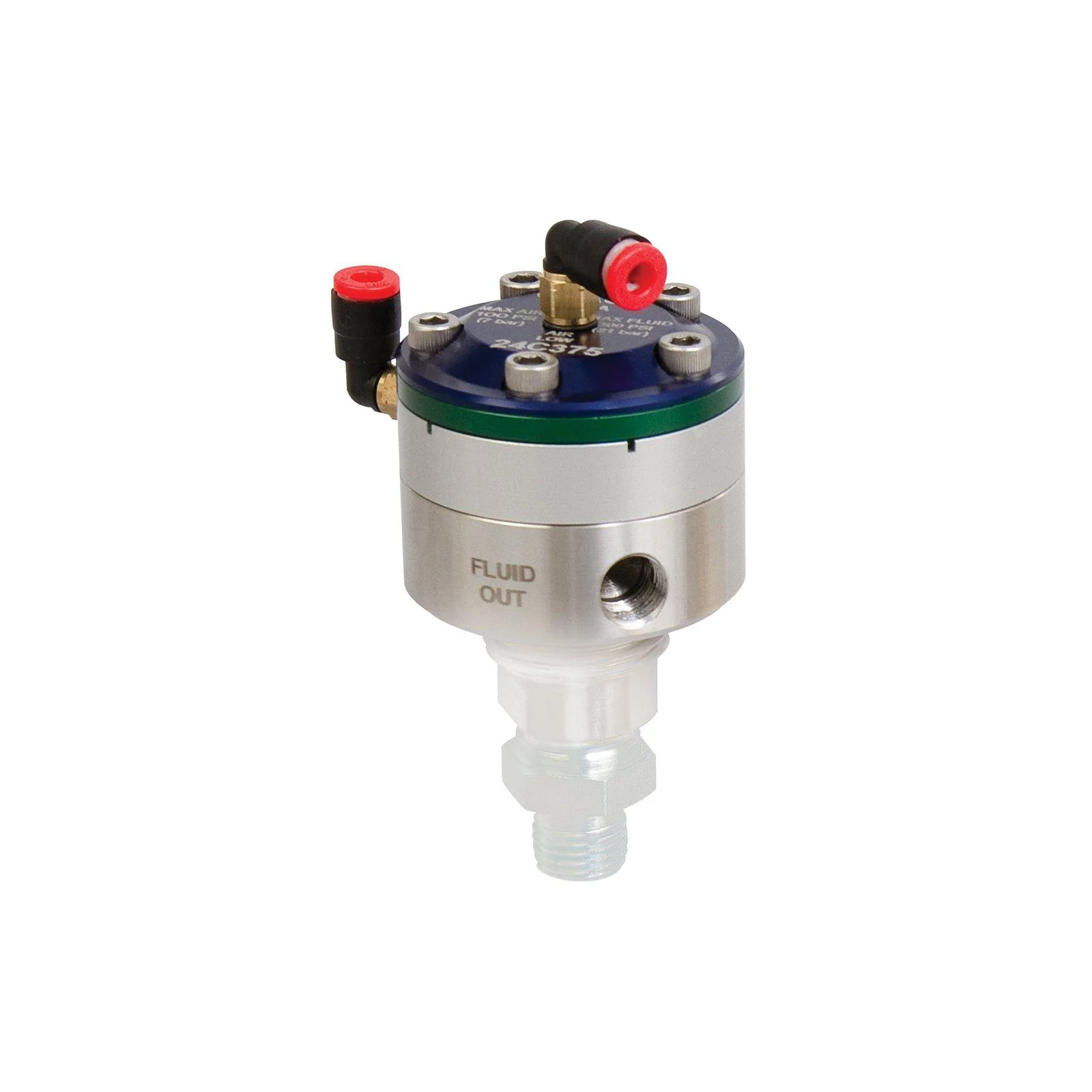 Graco 1:2 50 PSI Green Ratio Spacer Precision Flow Fluid Pressure Regulator - Ysert
