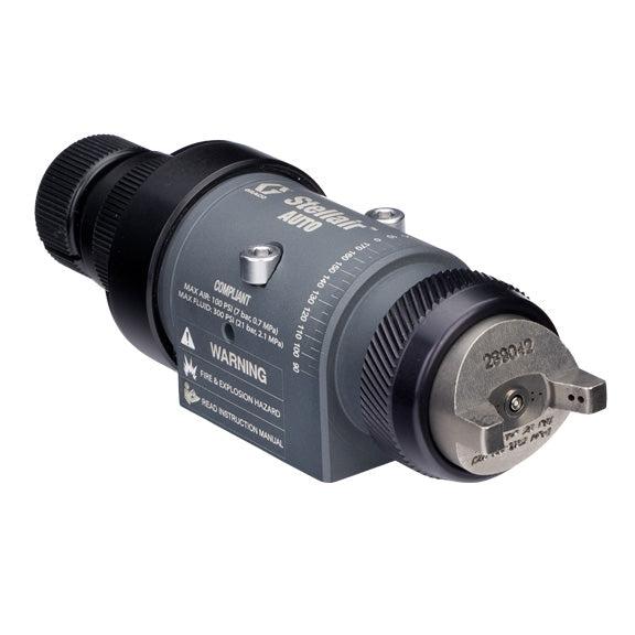 Stellair automatic air spray gun, compliant, 0.030 in (0.8 mm) nozzle for general applications with a fluid control knob - Ysert