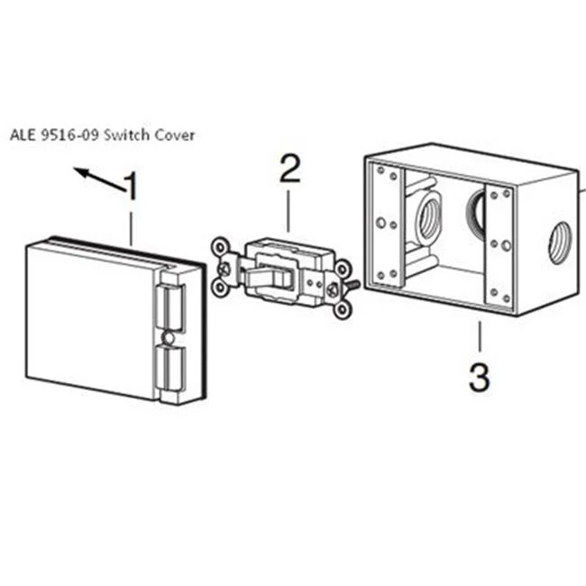 Allegro Industries 9516-09 Switch Cover for Blower - Ysert