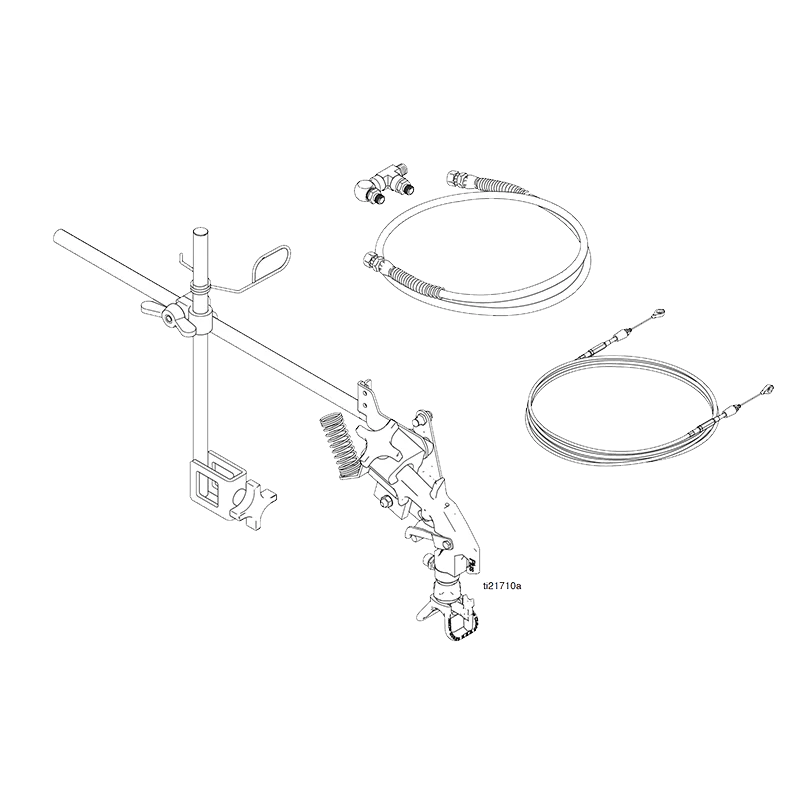 Graco 24P930 Complete kit for adding 3rd or 4th gun for LineLazer IV (250sps/250dc stripers only) - Ysert