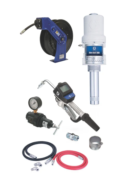 Graco 244038 Fire-Ball® 300 Series 5:1 Oil Bulk Oil Dispensing Pump Package - Ysert