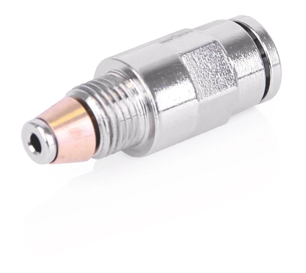 CSP Outlet Fitting - G-Lock Push-To-Connect Stud - 1/4 inch Hose Stud x M10 with Check Valve, 2000 psi - Ysert