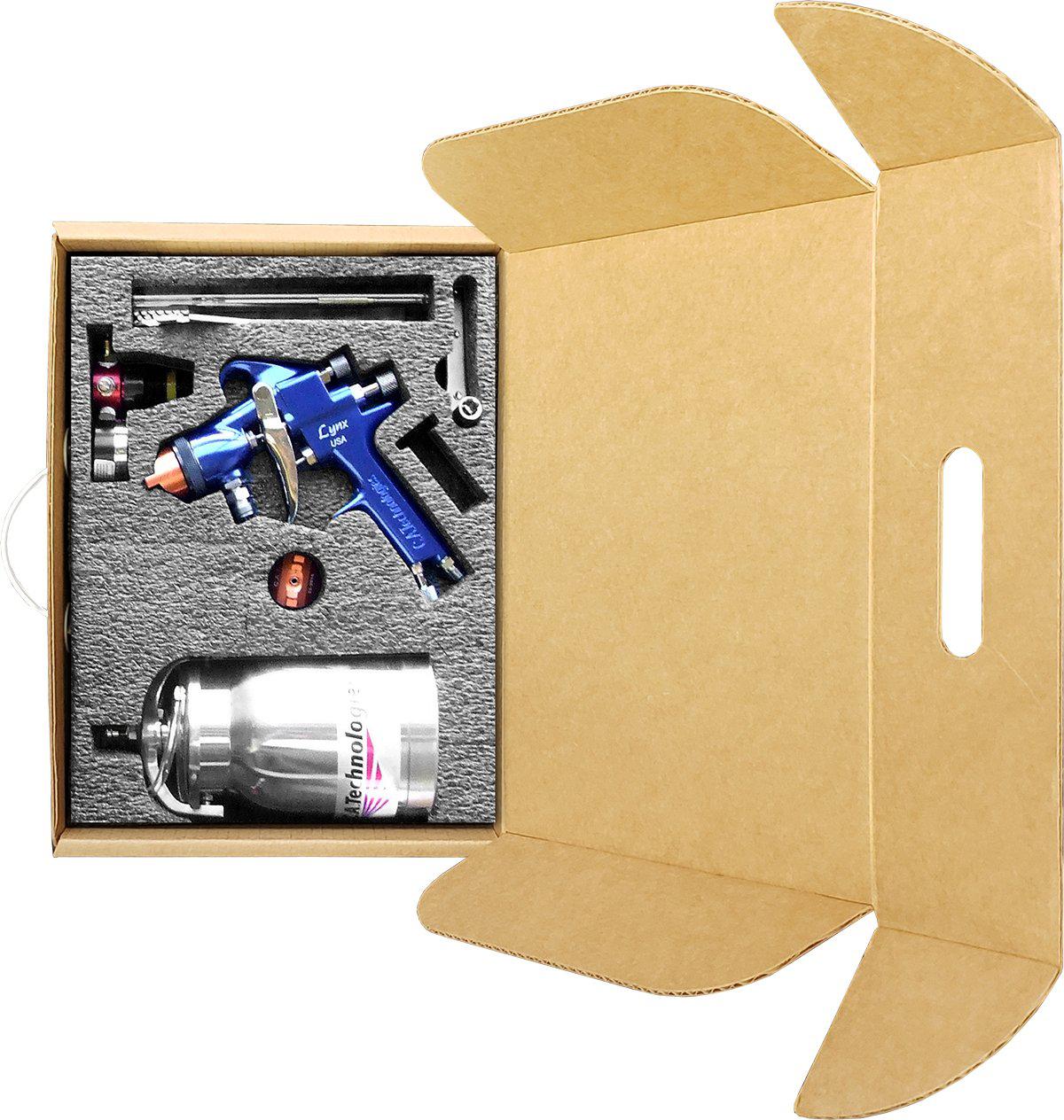 C.A Technologies Lynx 300C Conventional (Fine Finish) Pressure/Siphon Feed Gun - CatPack - Ysert