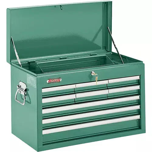 Grizzly H0839 - 9-Drawer Top Chest with Ball Bearing Slides - Ysert