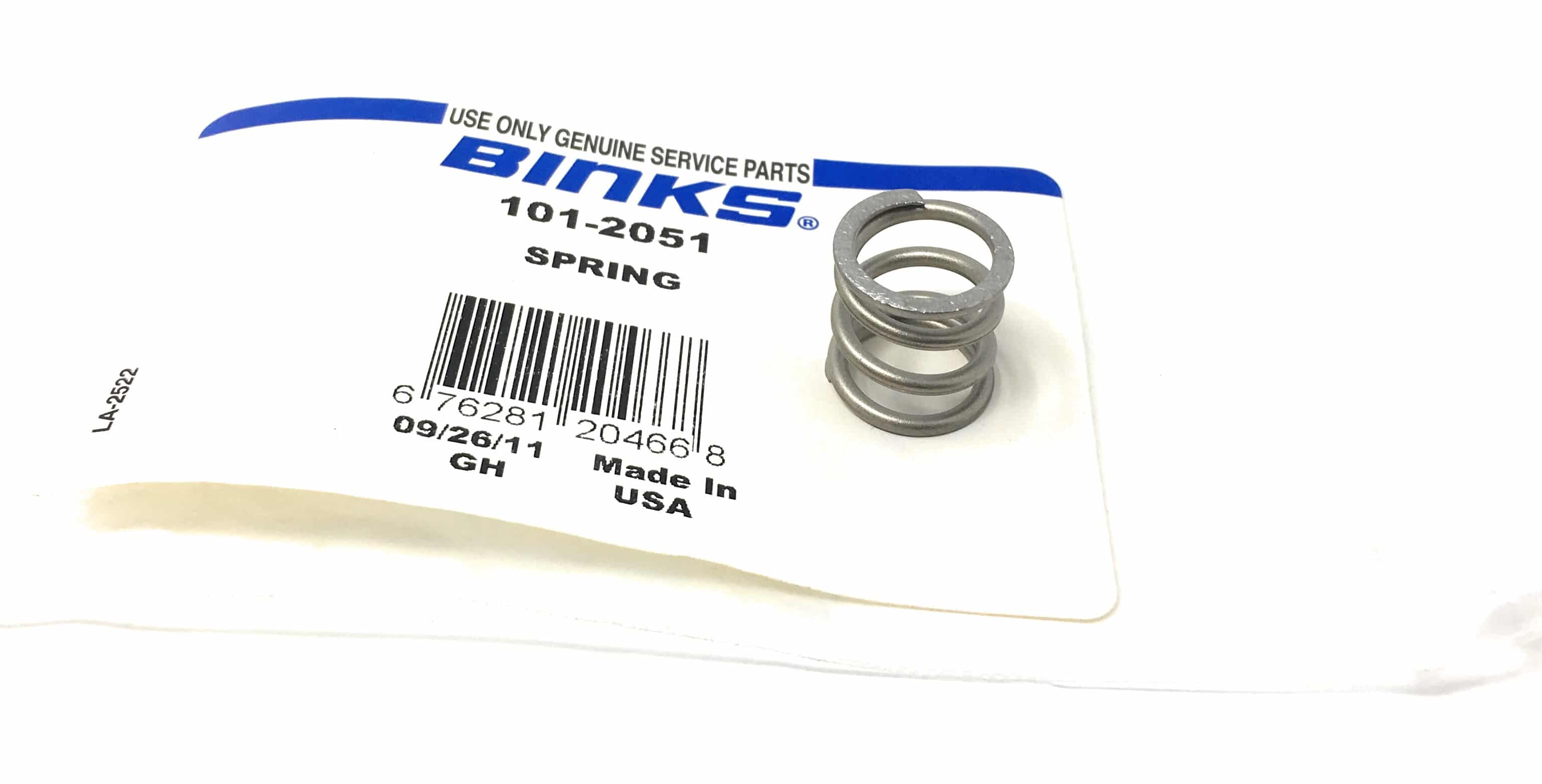 Binks 101-2051 Spring - Ysert