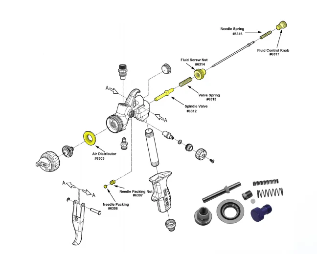 Fuji Spray MPX-30 Rebuild Kit - Ysert