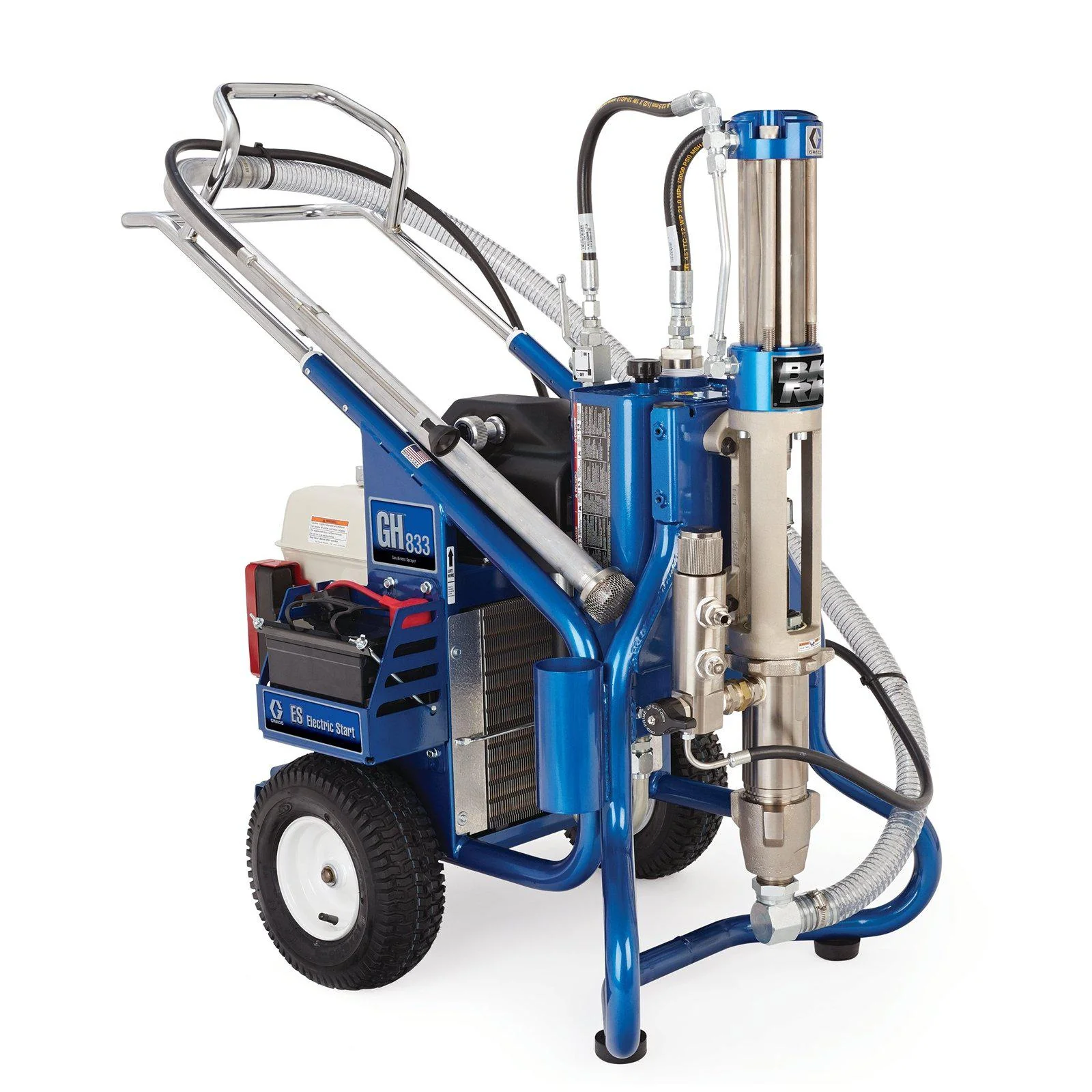 Graco GH 833ES 4000 PSI @ 4.0 GPM Big Rig Gas Hydraulic Sprayer, Big 250 System - Cart - Ysert