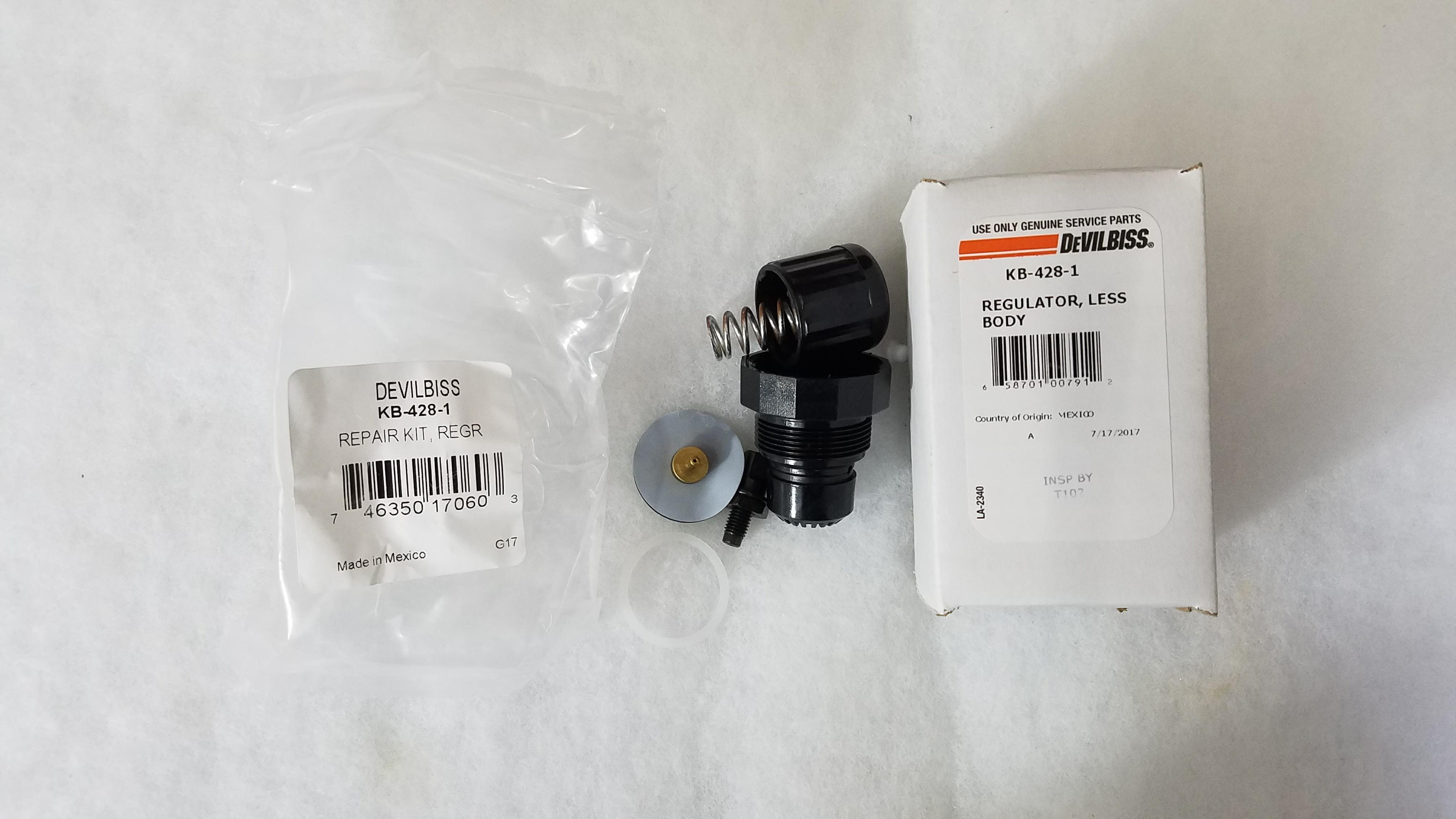 Devilbiss KB-428-1 Regulator Repair Kit - Ysert