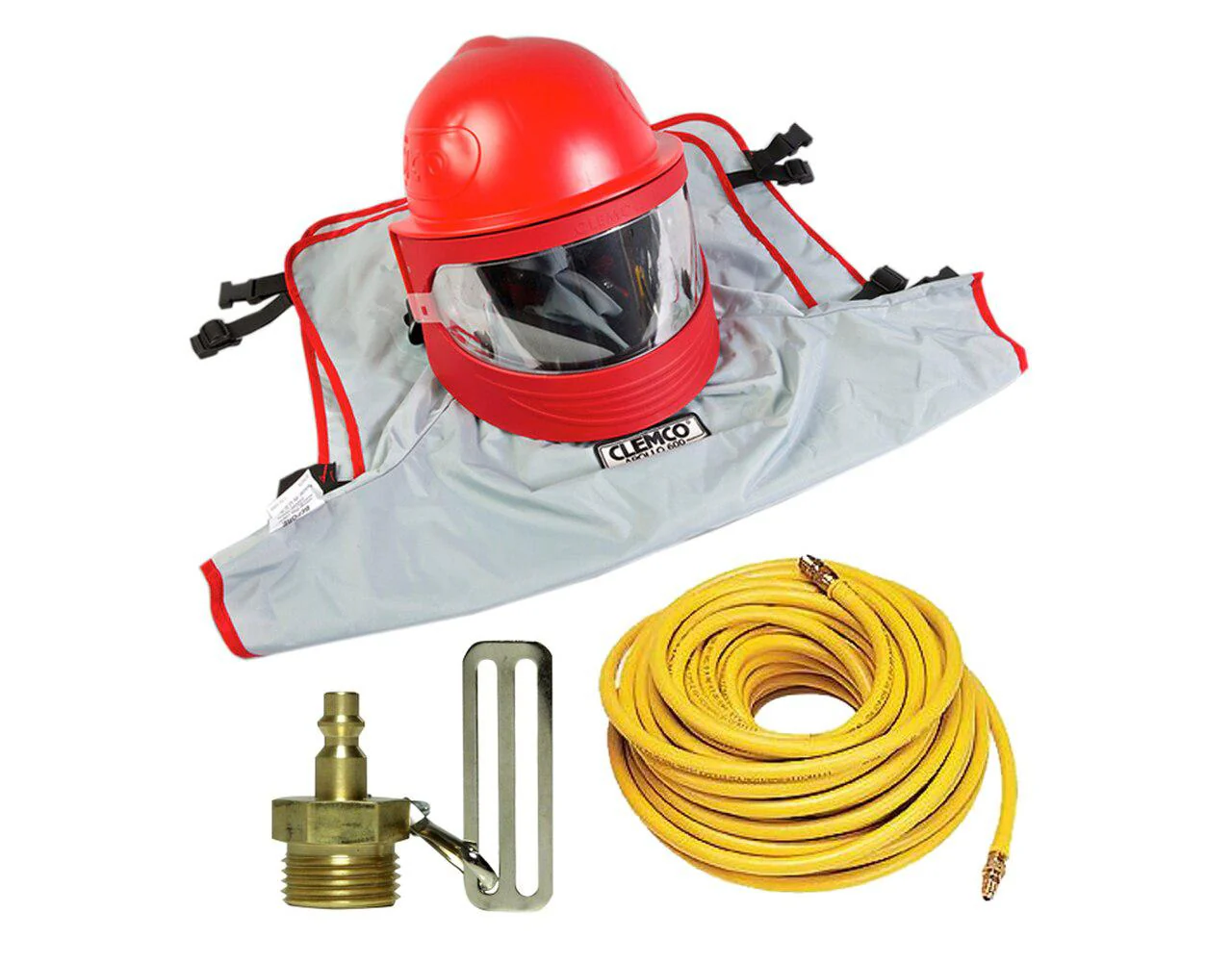 Clemco 25200 Apollo 600 HP DLX w/ 50 ft. Respirator Hose & Constant-Flow Connector (CFC) - Ysert