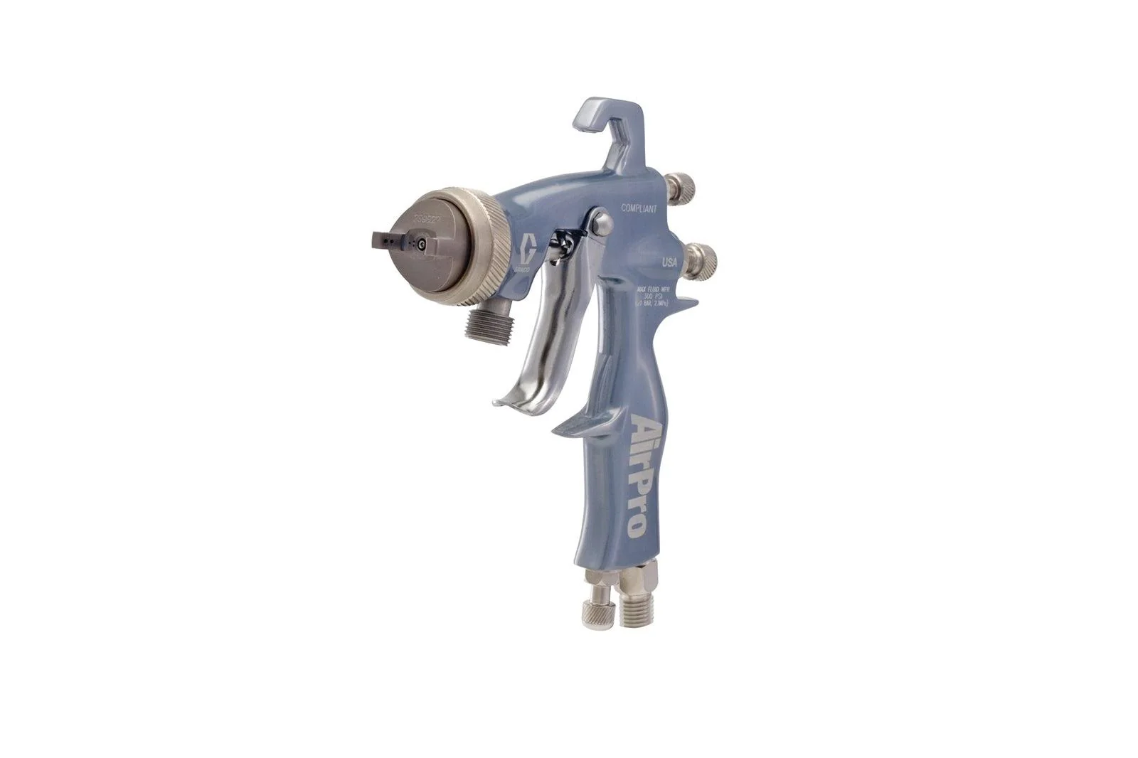 AirPro Air Spray Siphon Feed Gun, Compliant, 0.070 inch (1.8 mm) Nozzle, without Siphon Cup - Ysert