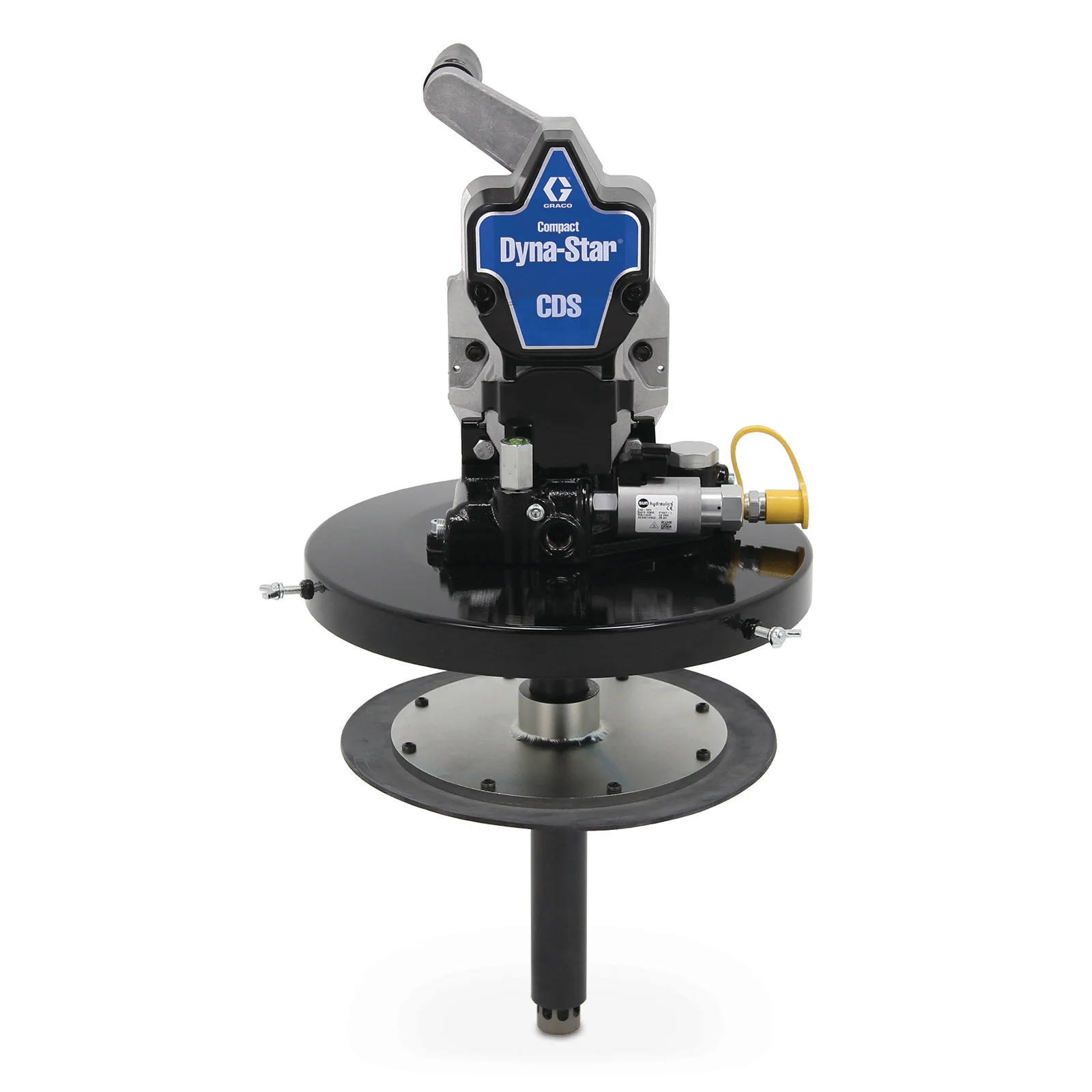 Graco Compact Dyna-Star® 24 VDC 35 lb Oil or Grease Bucket Kit, Vent-Valve Pump, Lifting Handle, Pressure and Level Reporting - Ysert