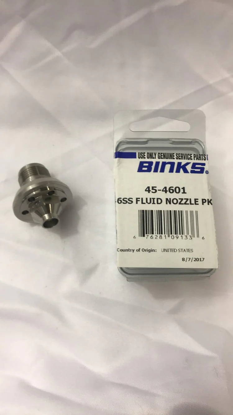 Binks 45-4601 46SS Fluid Nozzle (7.9mm) - Ysert