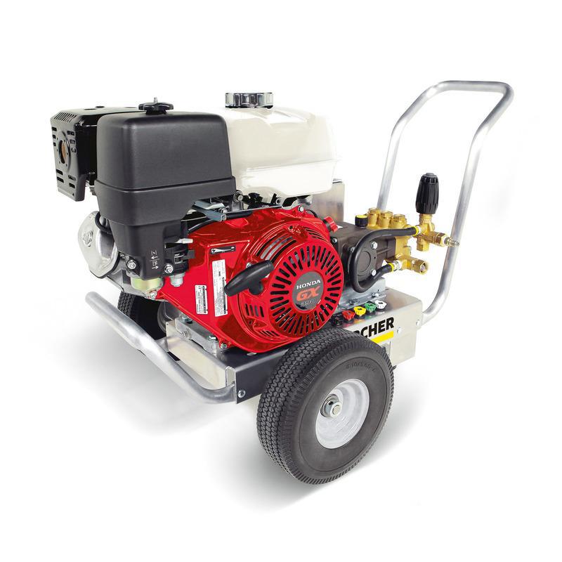 K'A'RCHER 3500 PSI @ 3.5 GPM Belt Drvie Crankcase Pump Honda GX270 Gas Cold Water Pressure Washer - Ysert