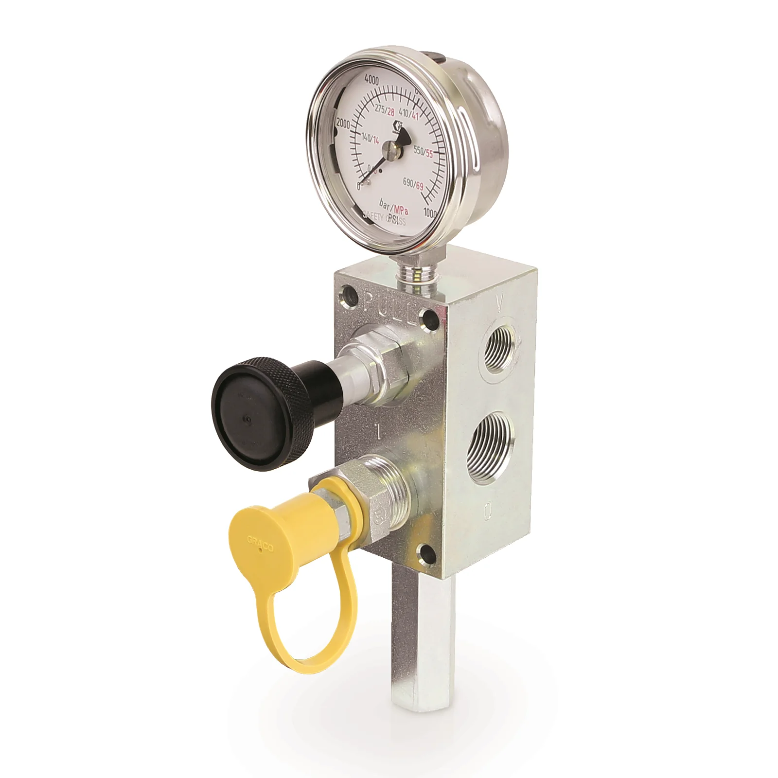 Remote-Fill Port Manifold with Vent for Dyna-Star® Electrically-Powered HP and HF 24 VDC - Ysert