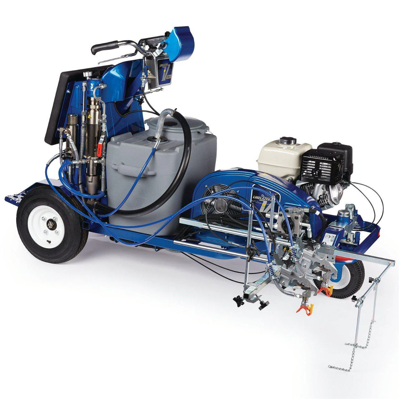 Graco LineLazer V 250SPS HP Automatic Series Self-Propelled Gas Hydraulic Airless Line Striper, 2 Auto Guns (No Bead Tank) - Ysert