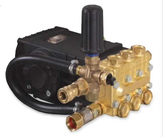 MITM 3500PSI @ 4.0GPM T Series 47 - Triplex Plunger Pump w/  External bypass - Ysert