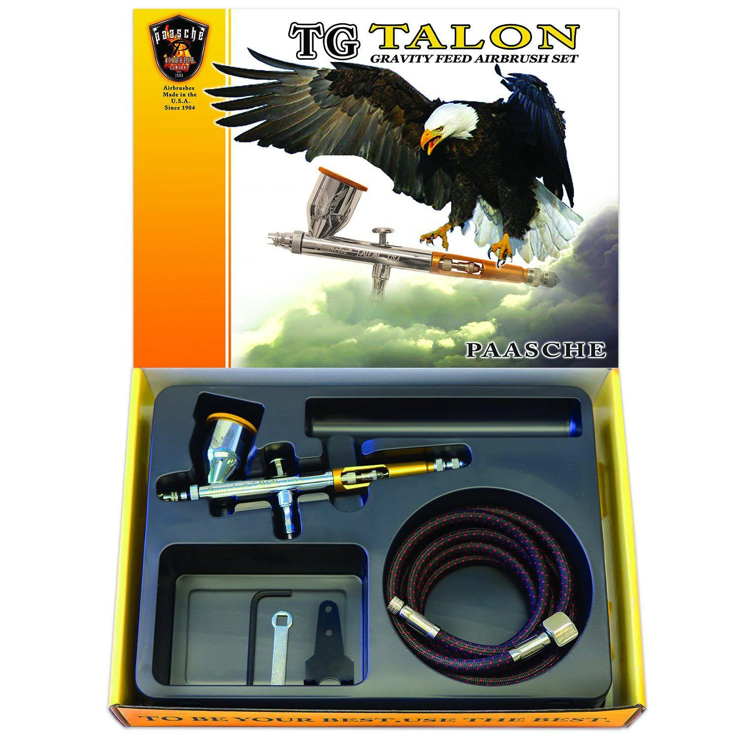 Paasche Talon Gravity Feed Airbrush Set (0.38 mm) - Ysert