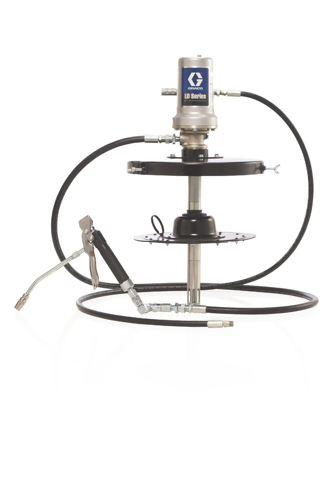 Graco LD Series 50:1 35 lb (16 kg) Grease Drum Pump Package - BSPP - Ysert