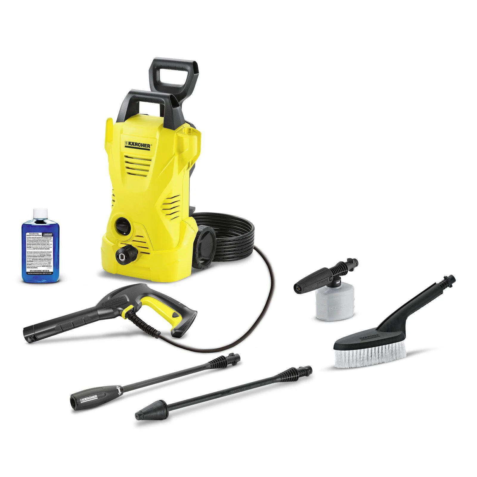 K'A'RCHER 1600 PSI @ 1.25 GPM 120V-60 Hz Universal Vertical Quick Connect Electric Pressure Washer - K 2 CCK - Ysert