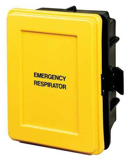 Allegro Respirator Accessories Case, Black/Yellow - Ysert