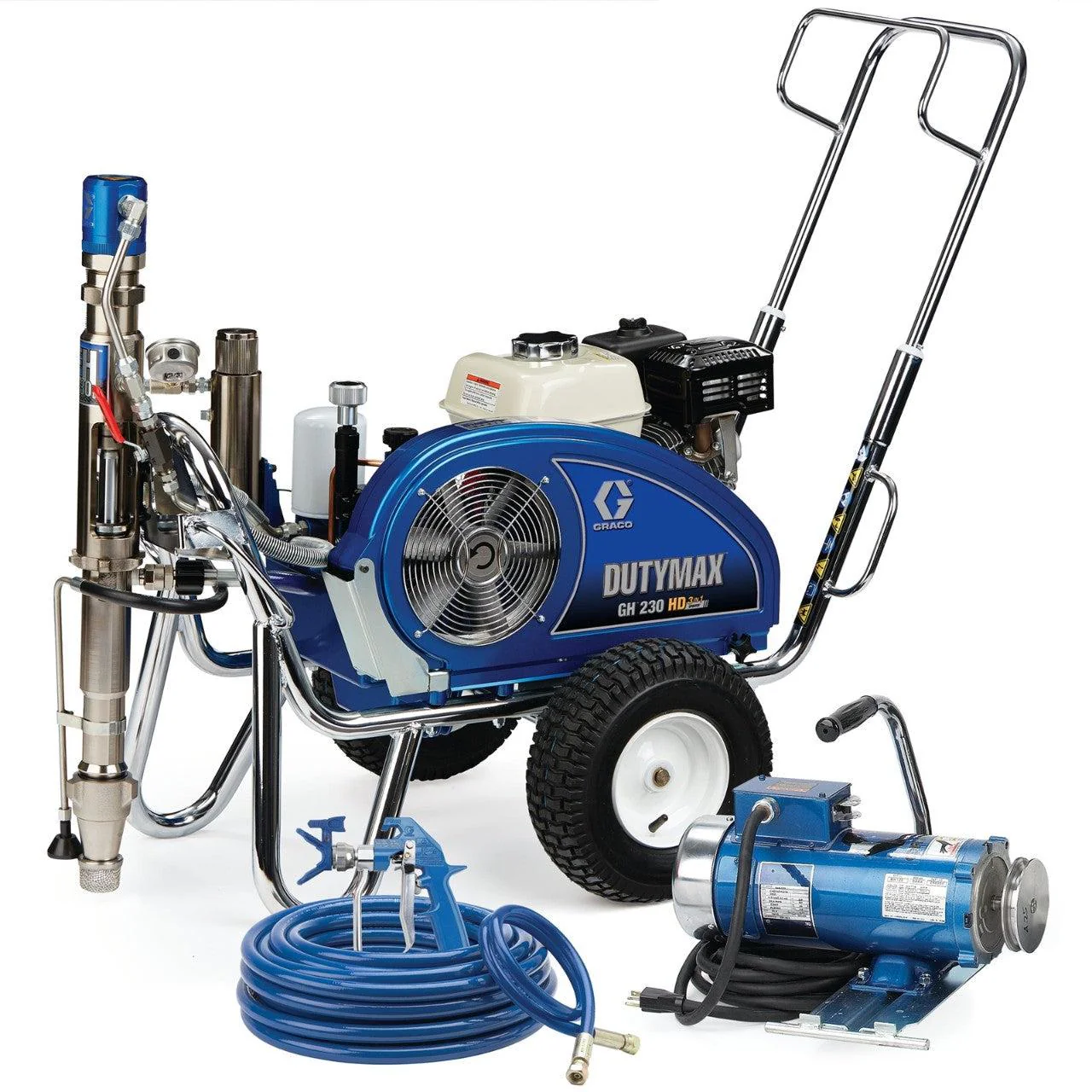Graco DutyMax GH 230 HD 3-in-1 Standard Series Convertible Gas Hydraulic Airless Sprayer with Electric Motor Kit - Ysert