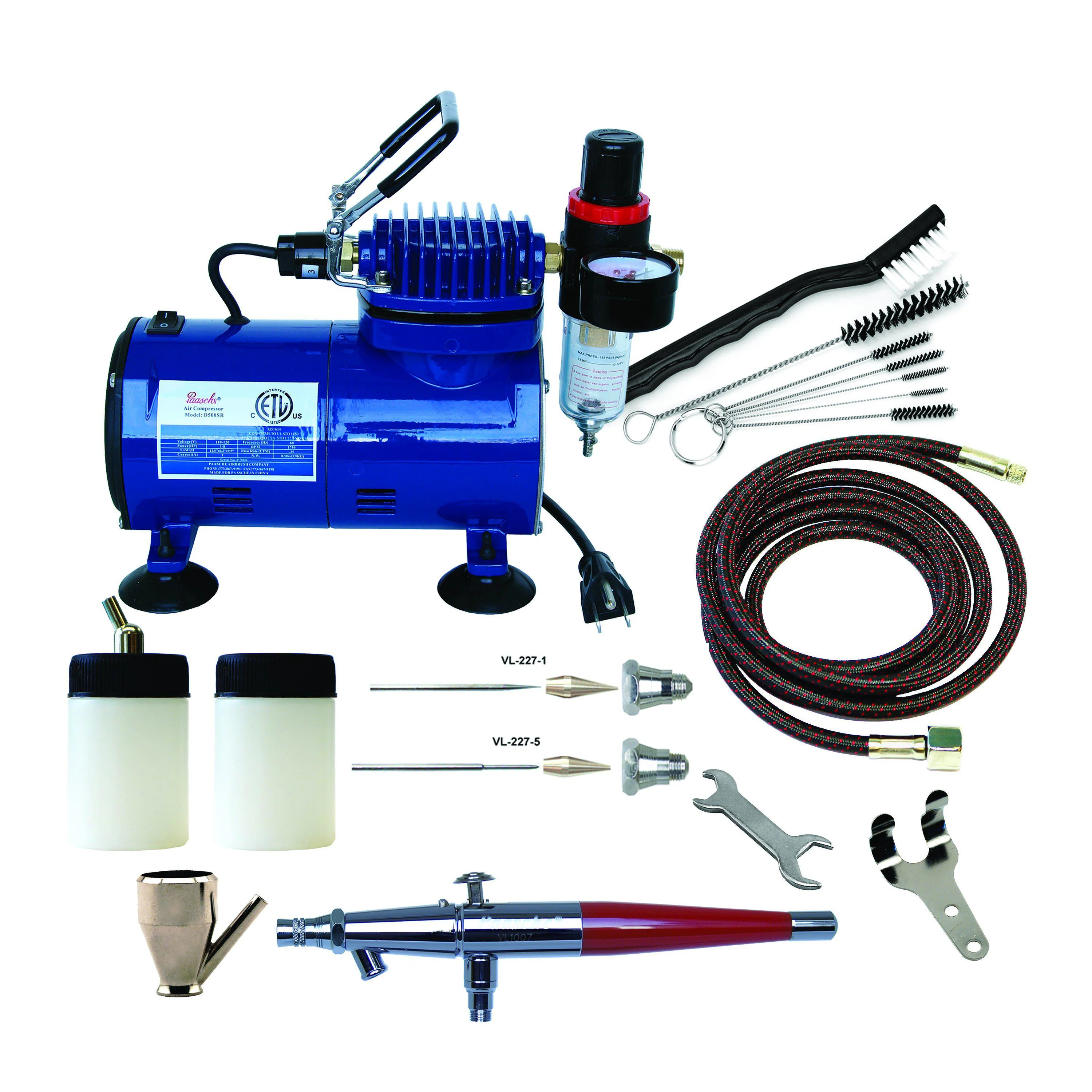 Paasche Airbrush Package (VL-Set, D500SR, AC-7) - Ysert