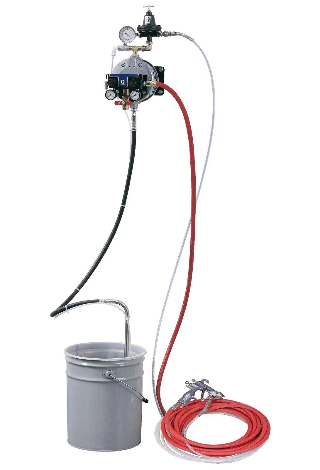 Triton Aluminum AirPro Wood Application Packages 100 PSI @ 8.5 GPM Air-Powered Sprayer - Wall Mount - Ysert