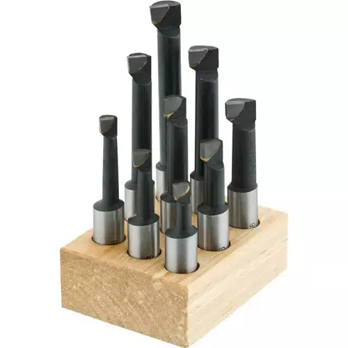 Grizzly G4053 - Carbide Boring Bar 9 pc. Set, 1/2