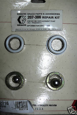Graco 207-386 Repair Kit with Leather & Teflon Packings - Ysert