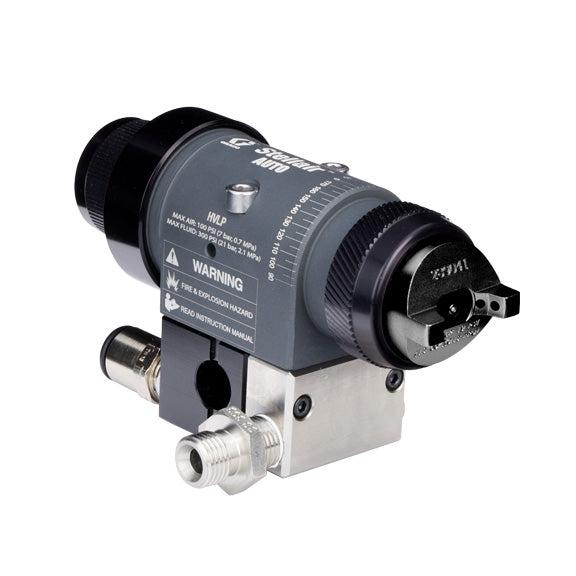 Stellair automatic air spray gun, HVLP, 0.055 in (1.4 mm) nozzle for general applications with a side inlet manifold (imperial) - Ysert