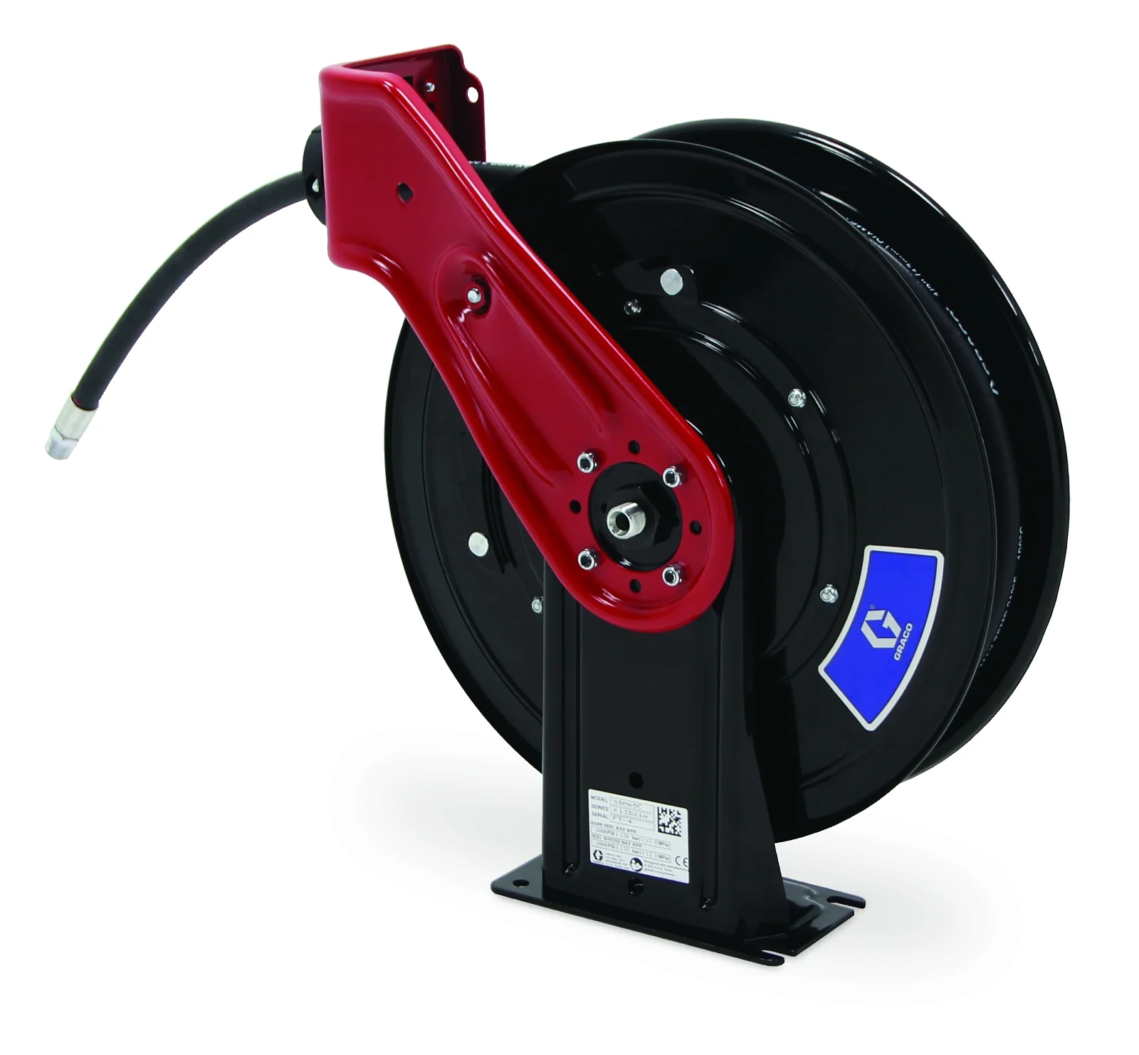 Graco SDX™  10, Air/Water/Antifreeze/WWS, 1/2 in (13 mm) Inlet, 1/2 in X 35 ft (13 mm X 11 m) Hose, NPT, Overhead Mount, Red - Ysert