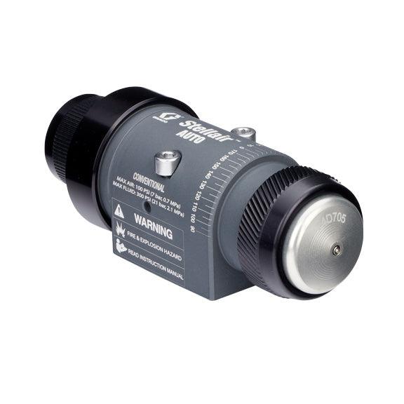 Stellair automatic air spray gun, conventional, 0.042 in (1.1 mm) nozzle for air brush applications - Ysert