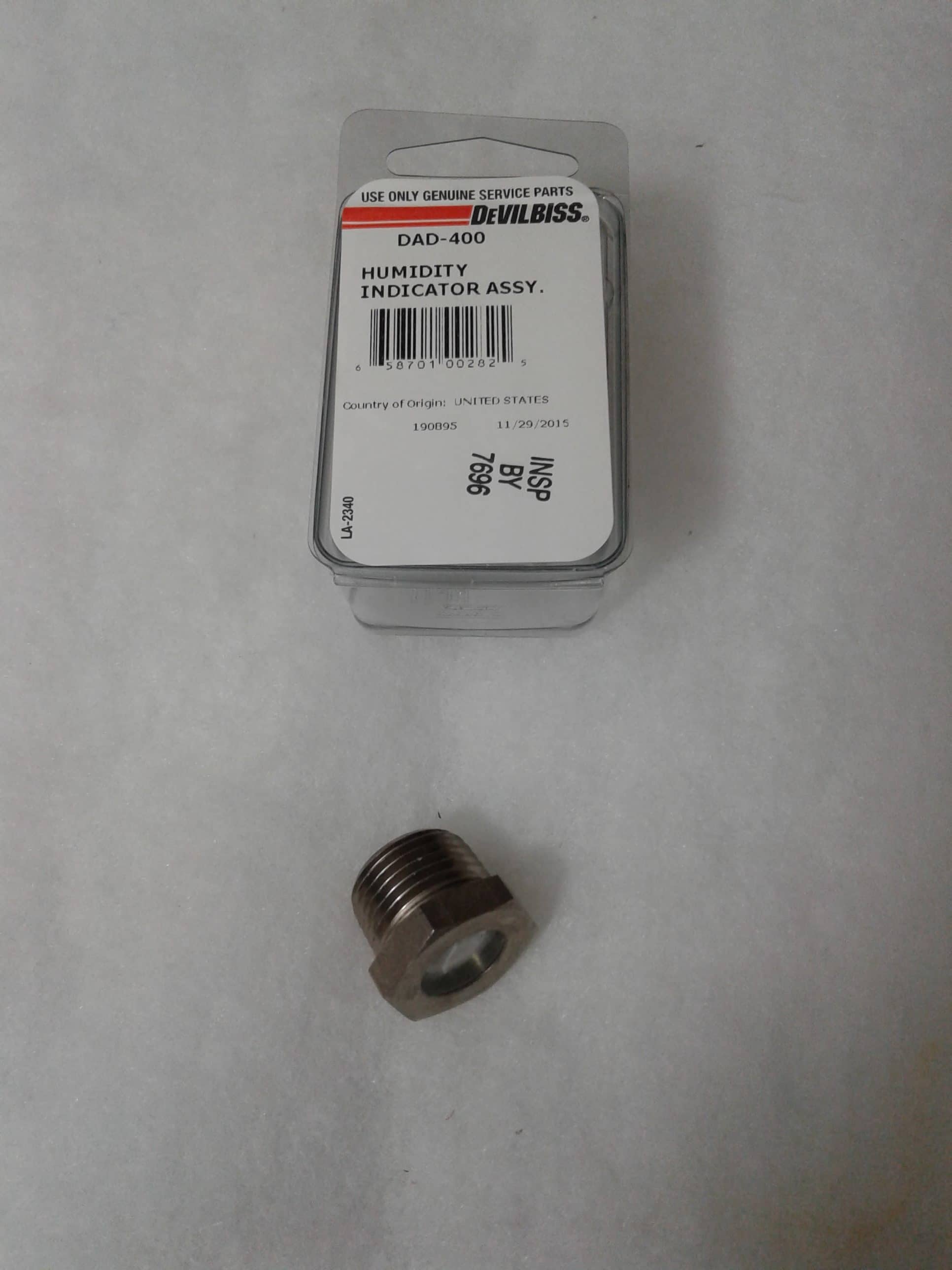 Devilbiss DAD-400 Humidity Indicator Assembly - Ysert