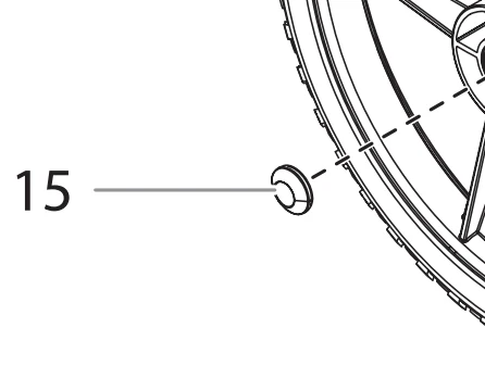 Titan 9890113  Wheel Cap - Ysert