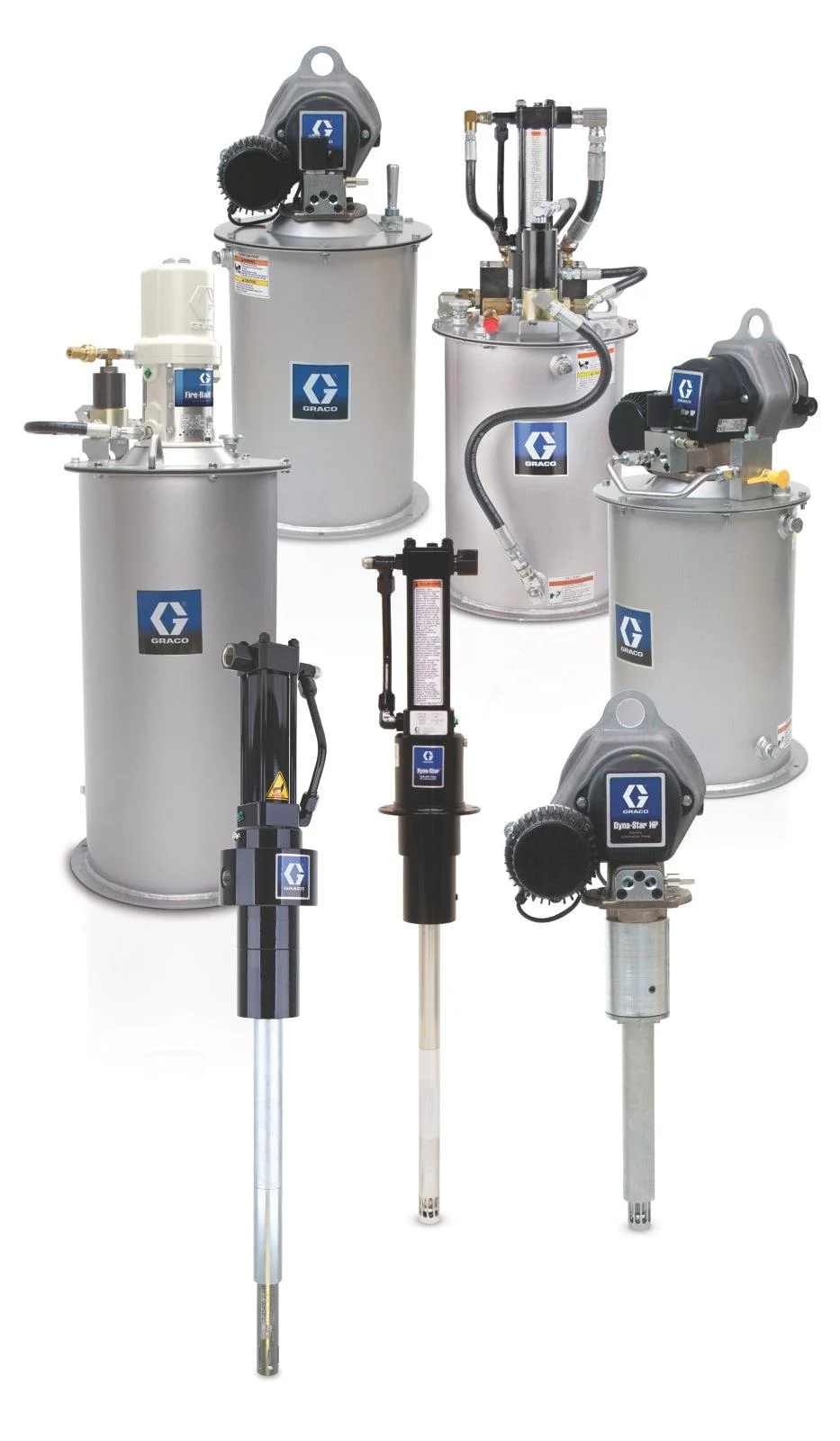 Graco Electric Dyna-Star® HP 24 VDC, Stand Alone Pump for 35 or 60 lb (16 or 27 kg) Reservoir - Ysert