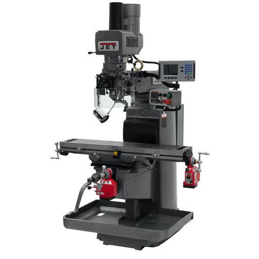 Jet Tools - JTM-1050EVS2/230 Mill With Acu-Rite 203 DRO With X and Y-Axis Powerfeeds and Air Powered Drawbar - Ysert