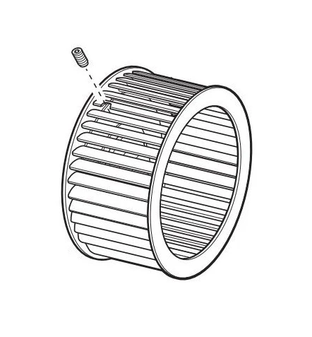 Allegro Fan Wheel Aluminum, 950103 - Ysert