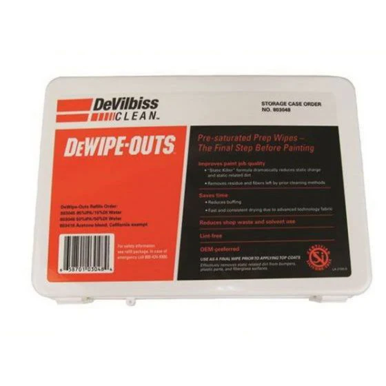 DevilBiss® DeWipe-Outs™ 803048 Refill Case, Pack Packing - Ysert