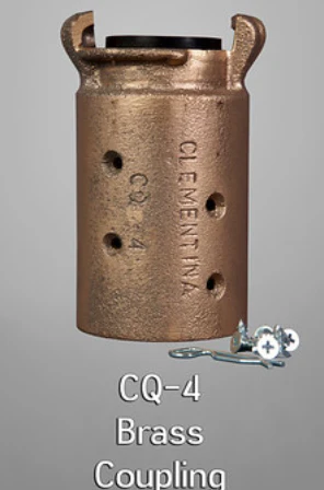 Clemco 00566 CQ-4 Brass Quick Coupling - Ysert