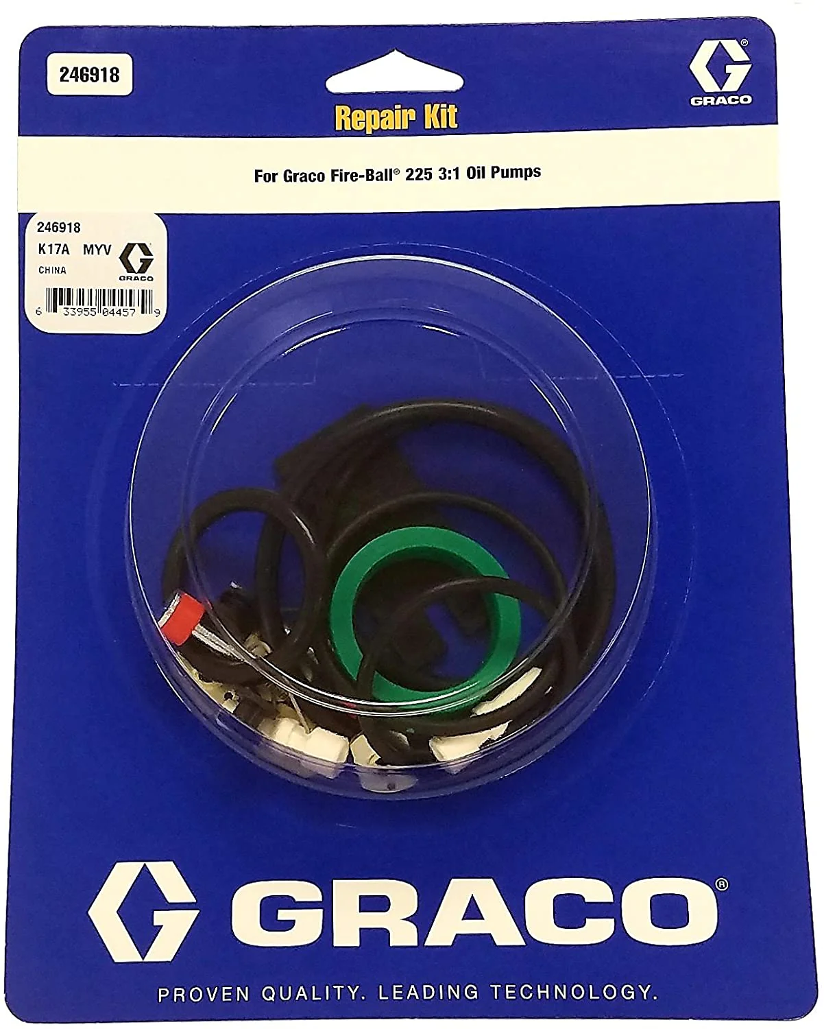 Graco 3:1 Fire-Ball 225 Oil Pump Repair Kit - Ysert